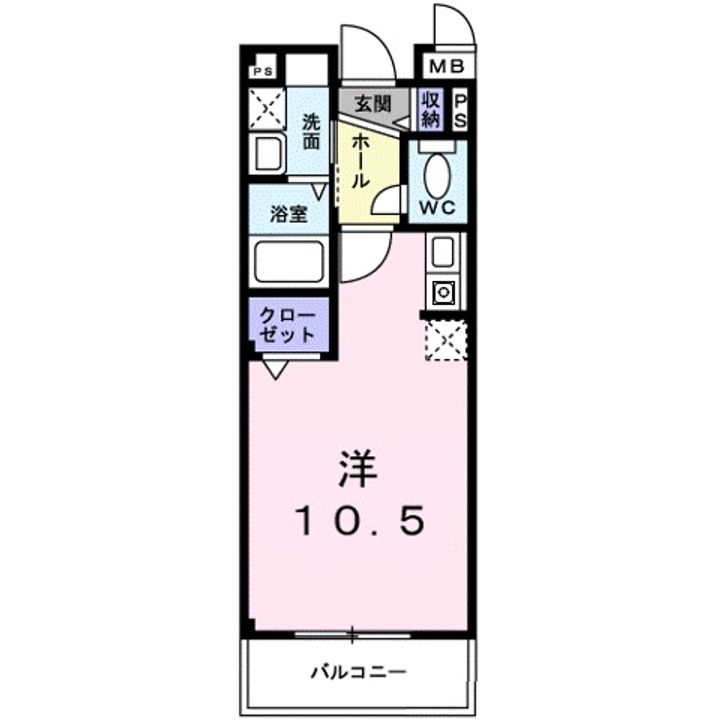 滋賀県草津市野路東4(マンション)の賃貸物件の間取り