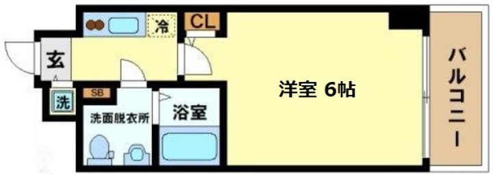 サムティ土佐堀Riberaの間取り