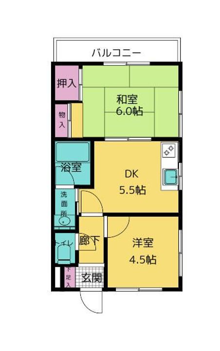 高橋フラッツの間取り