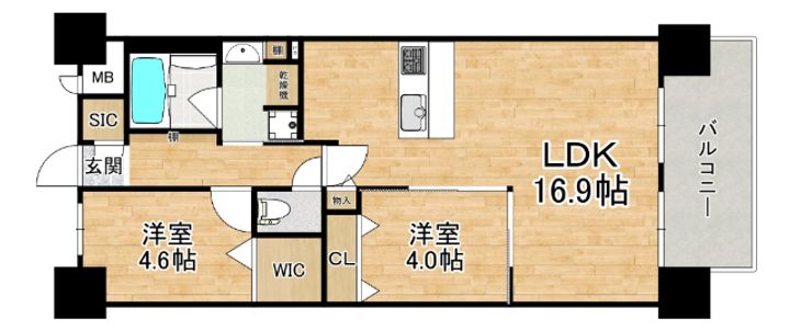スプランディッドイレブンの間取り