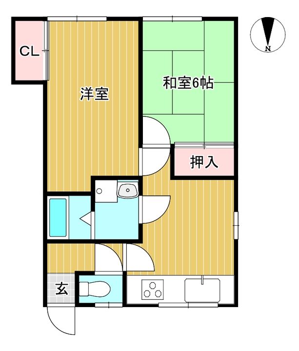 ジュンアパートの間取り