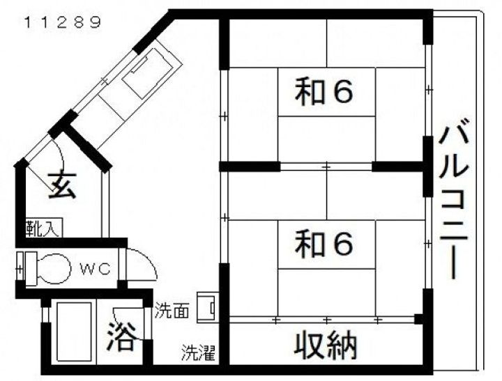 上田ビルの間取り