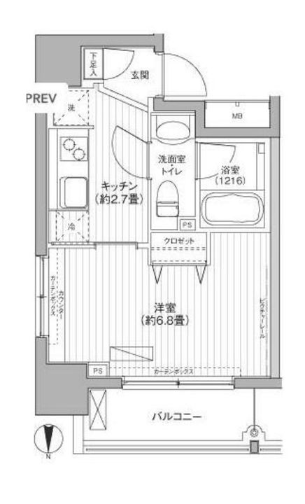 エスペランサ南麻布の間取り
