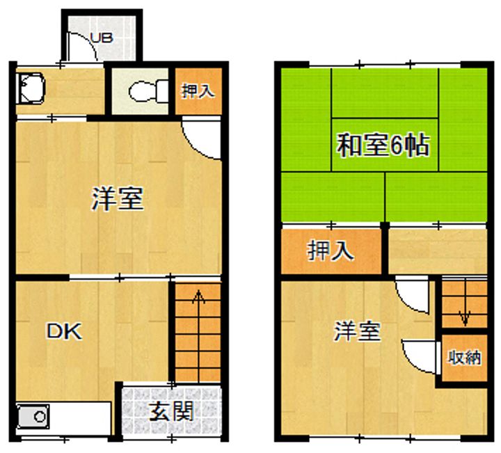 大阪府大阪市淀川区十八条3(一戸建)の賃貸物件の間取り