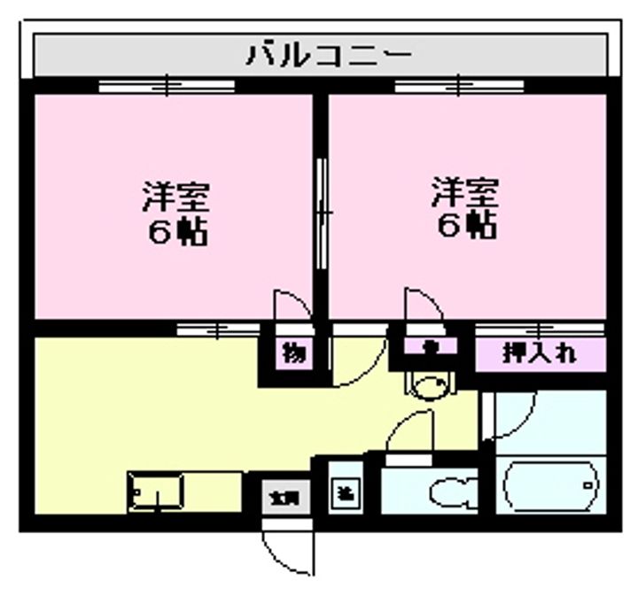 メゾンこすもすAの間取り