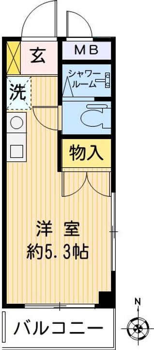 らばぶる大倉山の間取り