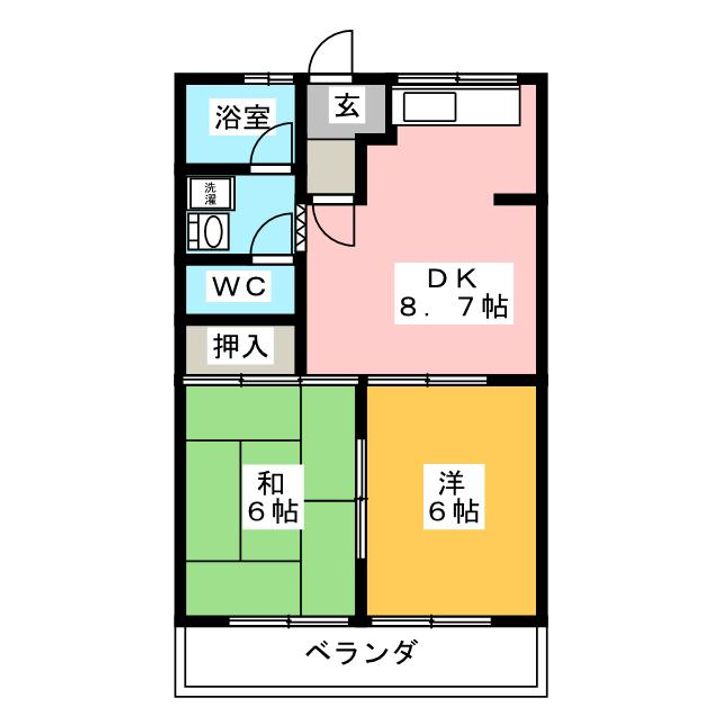 パークタウン  Iの間取り