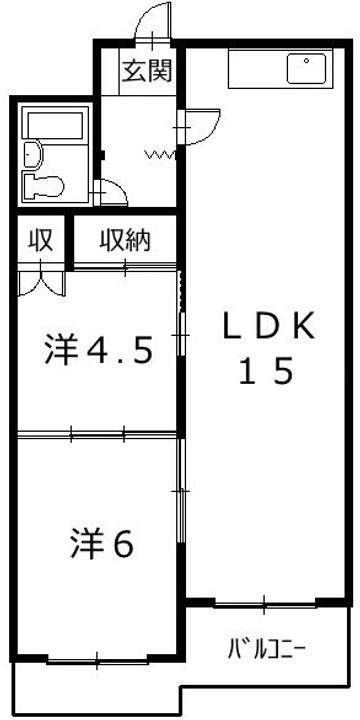 エーデルハイツの間取り