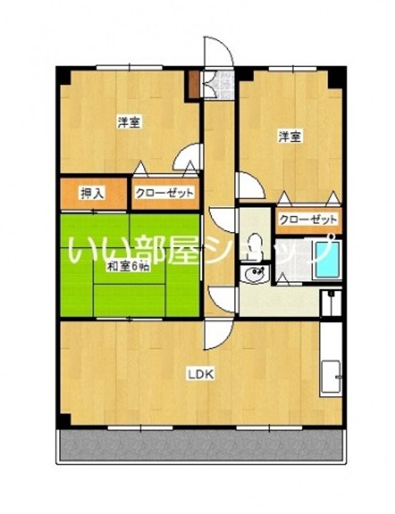 網の浦ハイツの間取り