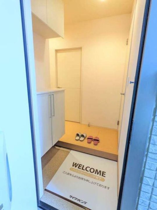 栃木県足利市山川町(アパート)の賃貸物件の玄関