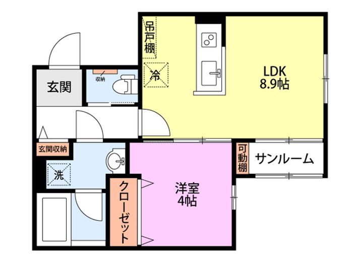 S&S 愛宕の間取り