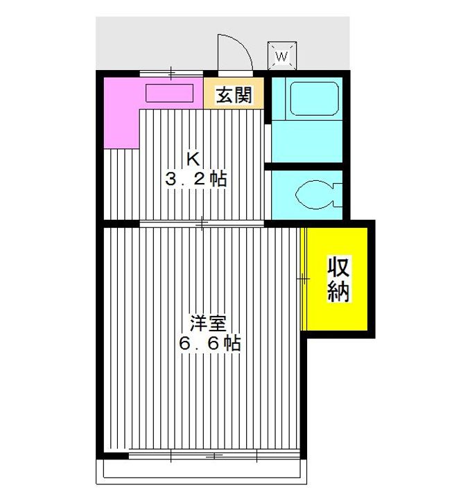 東京都練馬区中村北1(マンション)の賃貸物件の間取り
