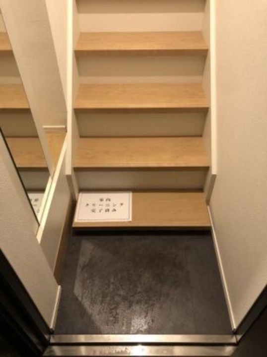 アリュイッテ青井の玄関