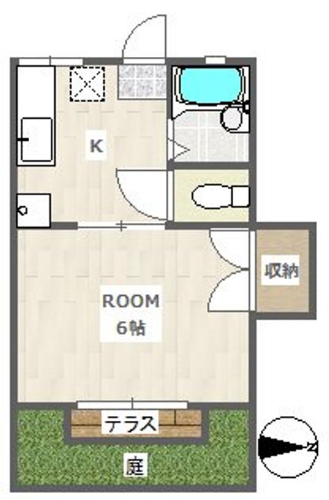 コーポ榛名の間取り