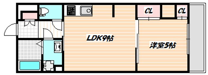 千葉県市川市田尻4(マンション)の賃貸物件の間取り
