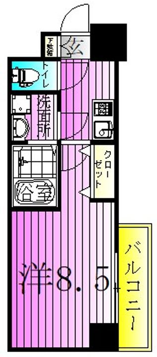メイクス西新井大師の間取り