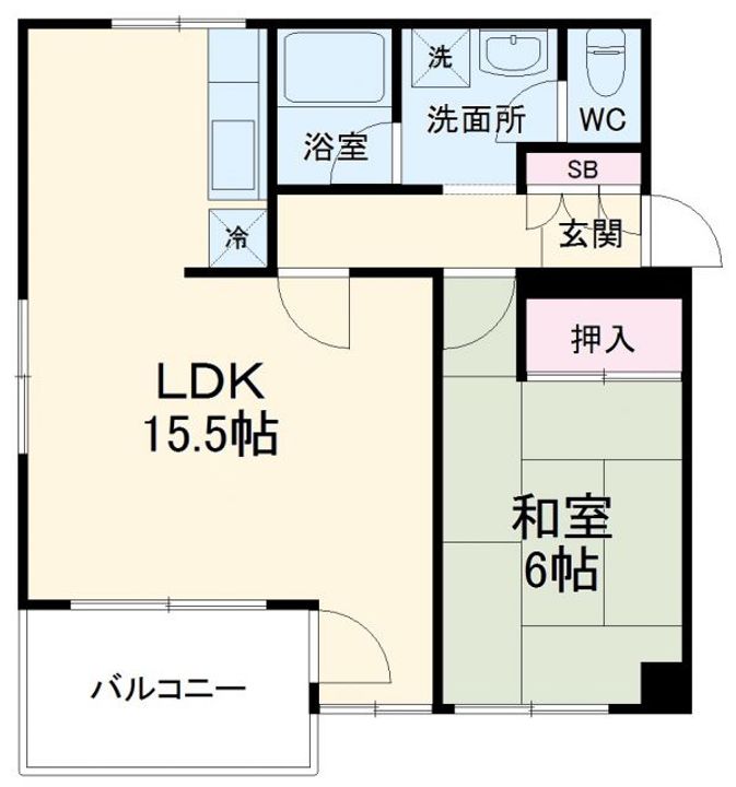 行徳第2マンションの間取り