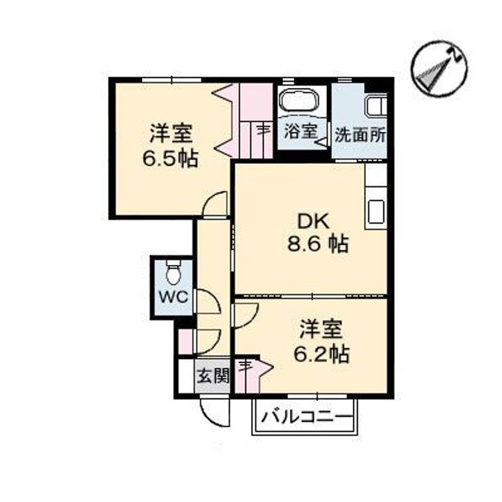 ミラベル上福原の間取り