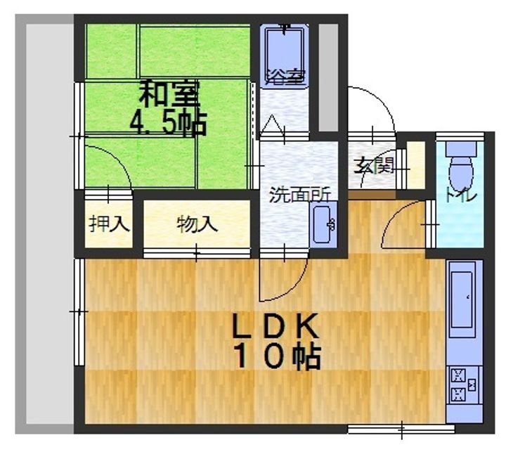 大島ビルの間取り