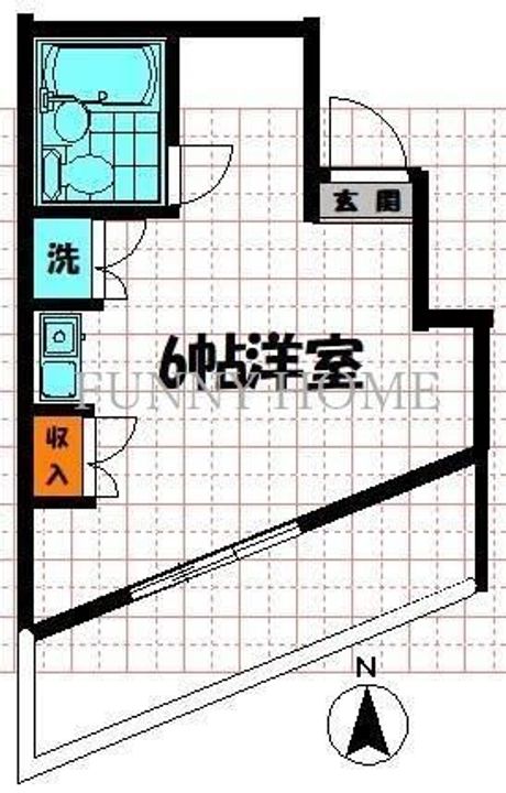 ハイツ八番館の間取り