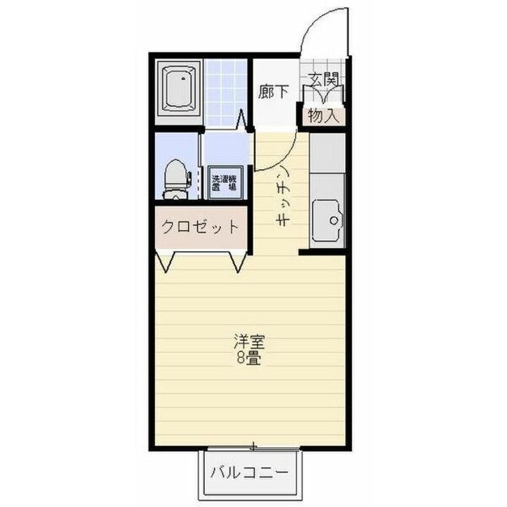 コーポanの間取り