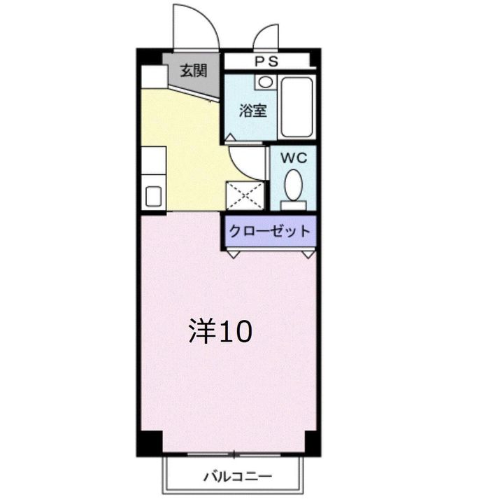 ドエルリバーサウス A棟の間取り
