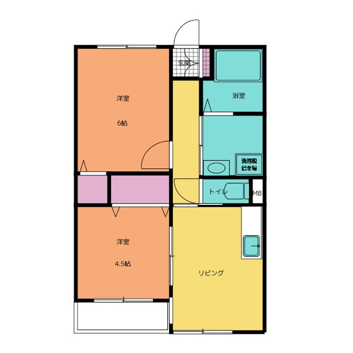 メゾン小岩の間取り
