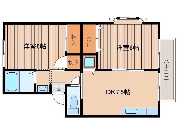 アーバーハウスA棟の間取り