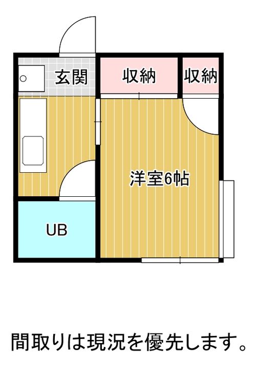 新潟県新潟市中央区笹口1(アパート)の賃貸物件の間取り