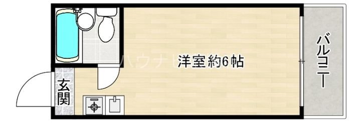 大阪府大阪市都島区高倉町1(マンション)の賃貸物件の間取り