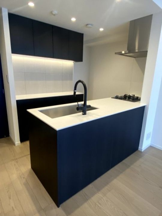 東京都港区三田5(マンション)の賃貸物件のキッチン