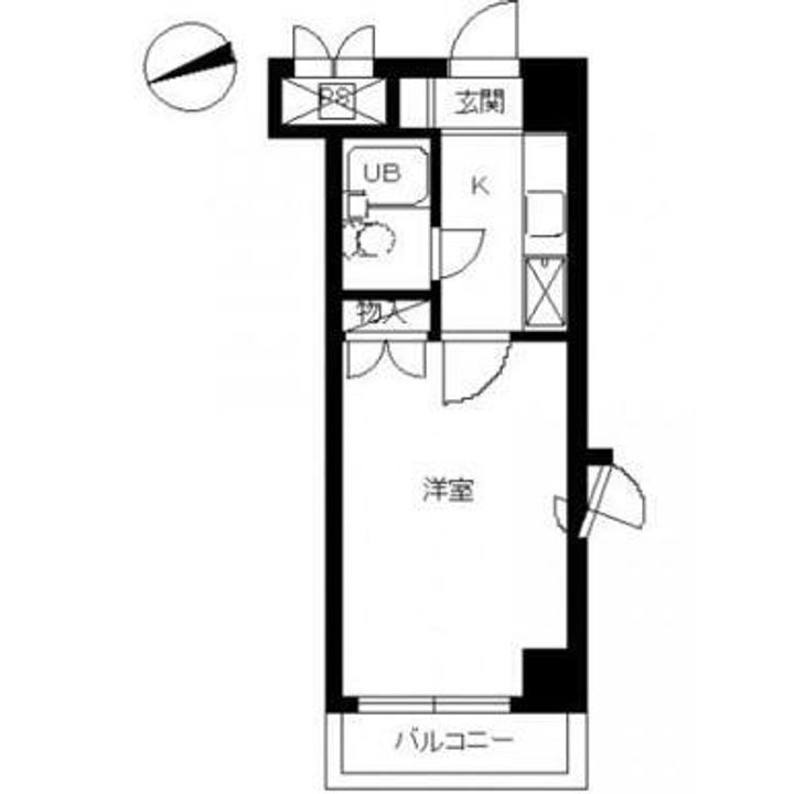 東京都八王子市上野町(マンション)の賃貸物件の間取り