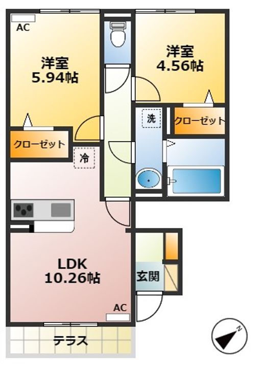 aise villageの間取り