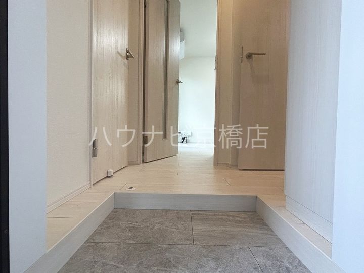 大阪府大阪市旭区赤川4(アパート)の賃貸物件の玄関