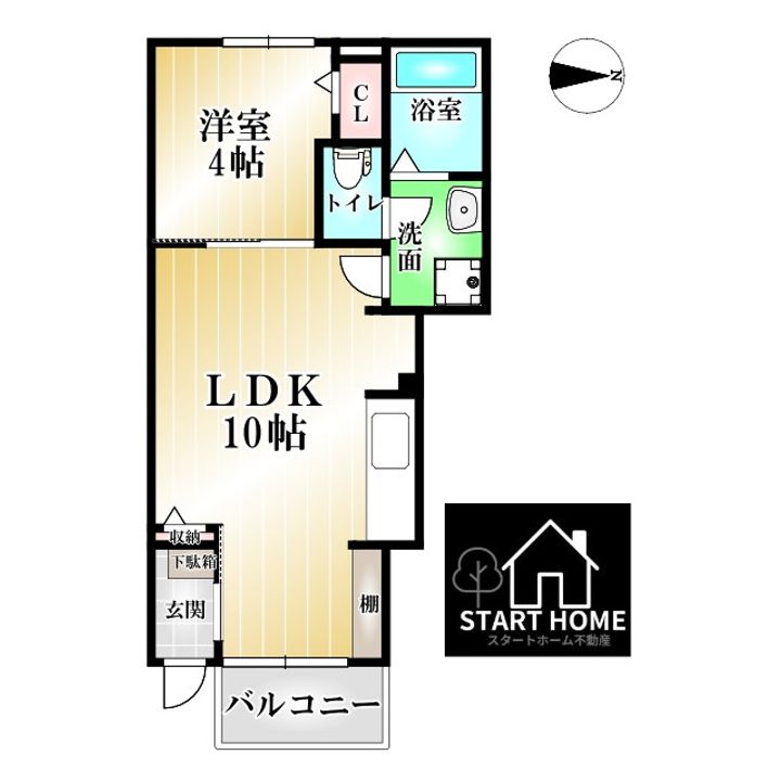 アンソレイユM.Kの間取り