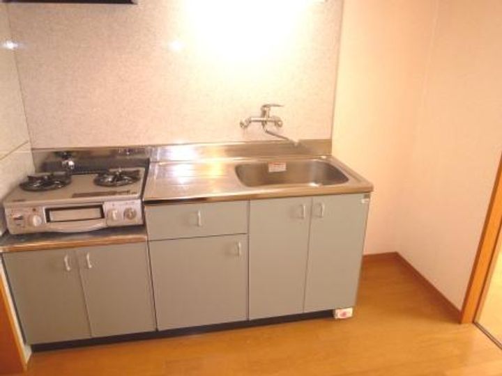 熊本県菊池市泗水町永(アパート)の賃貸物件のキッチン