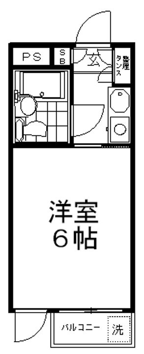 ベルメゾン多摩川の間取り