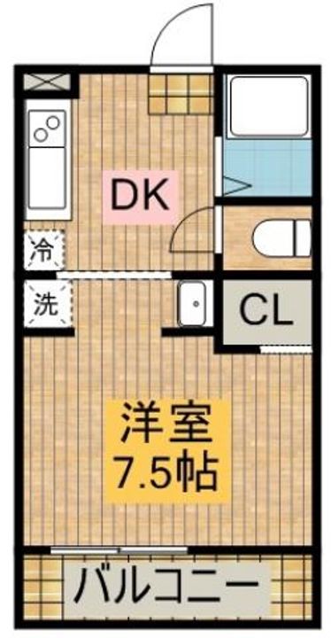 鈴木グリーンハイツB棟の間取り