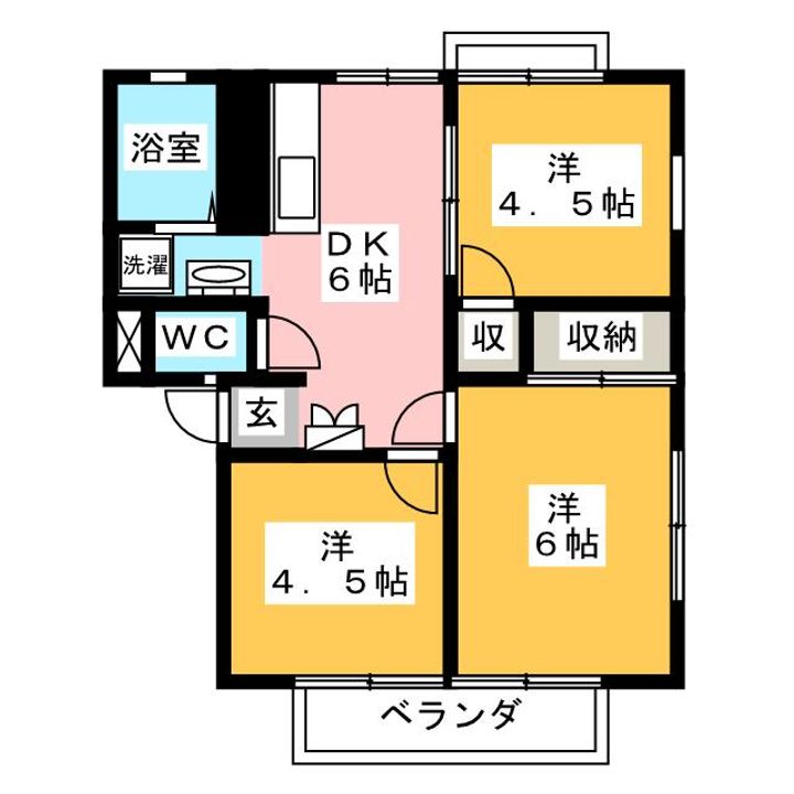 メゾンシライトの間取り