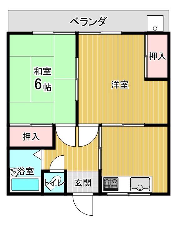 伊藤アパートの間取り