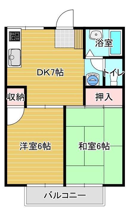 プレジールユイの間取り