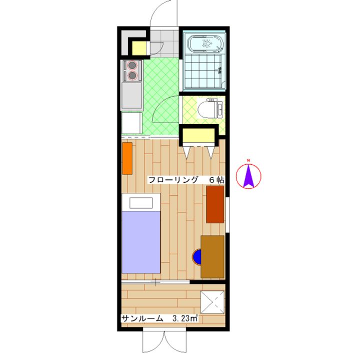 DEAR COURTの間取り