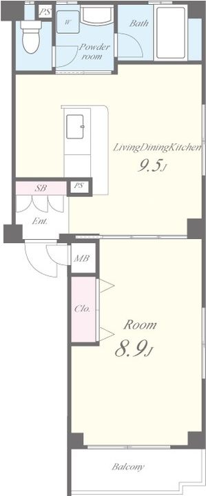 エクセレントフィールドの間取り
