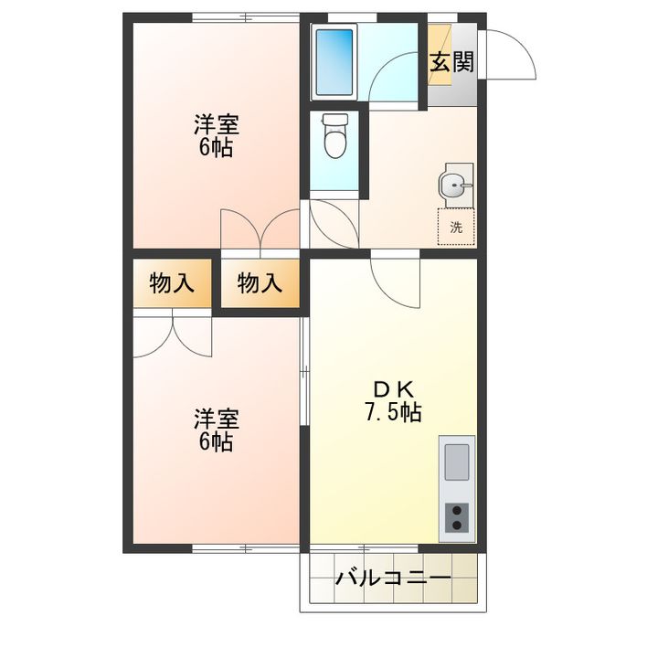 ナチュール西田の間取り