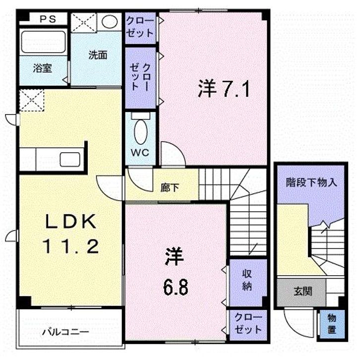 RisingSunGardenの間取り