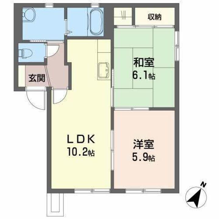 メゾンドブライトンの間取り