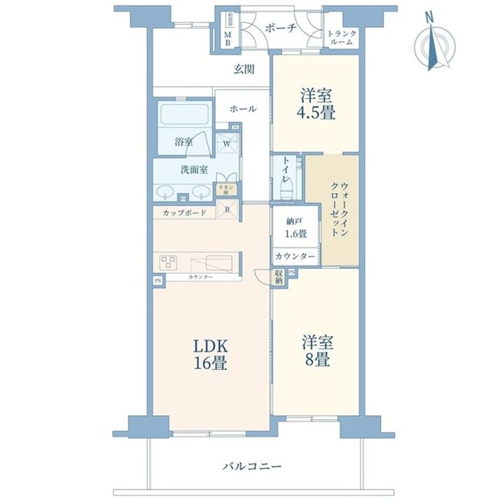 ヴェールガーデン富士見台の間取り