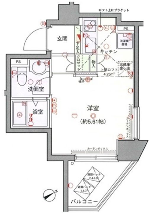 東京都文京区千石1(マンション)の賃貸物件の間取り