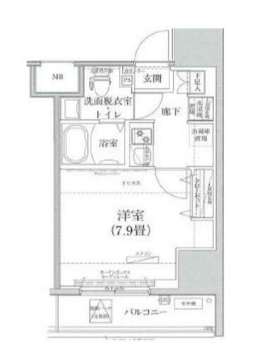 ルフレ深川イーストの間取り