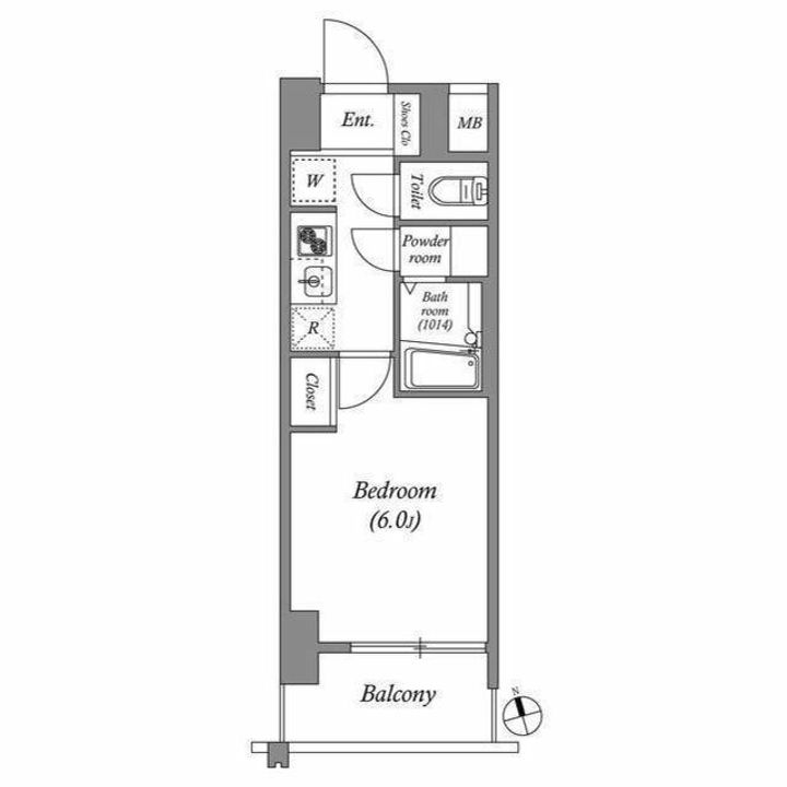 エスタート品川南大井の間取り
